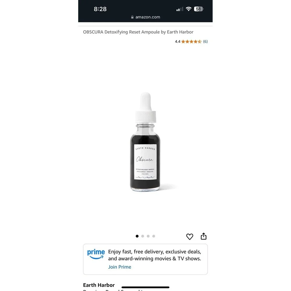 New Obscura Night Repair Concentrate Earth Harbor Naturals 30 ml